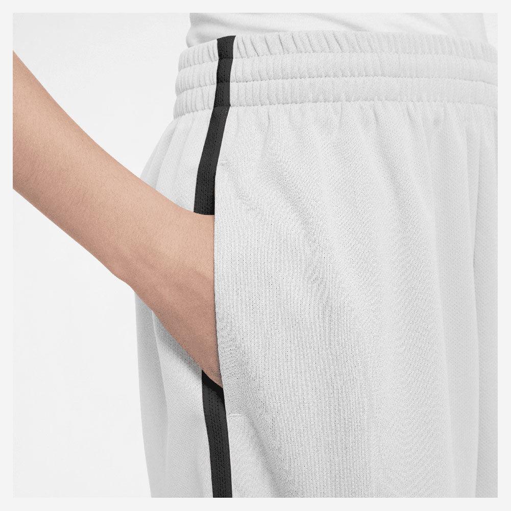 Boys' Dri-Fit Multi Woven Tennis Short White and Black NIKE