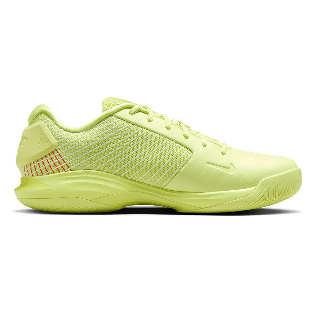 Men`s Vapor 12 Hypersmash Tennis Shoes Light Lemon Twist and Black NIKE