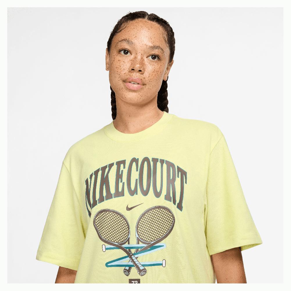 Women`s Melbourne Dri-Fit Slam Short Sleeve Tennis Top NIKE