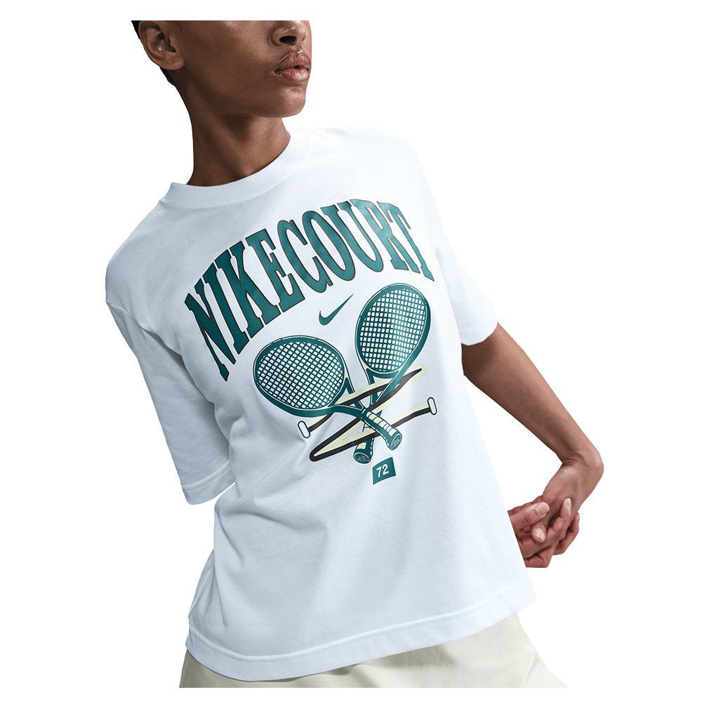 Women`s Melbourne Dri-Fit Slam Short Sleeve Tennis Top NIKE