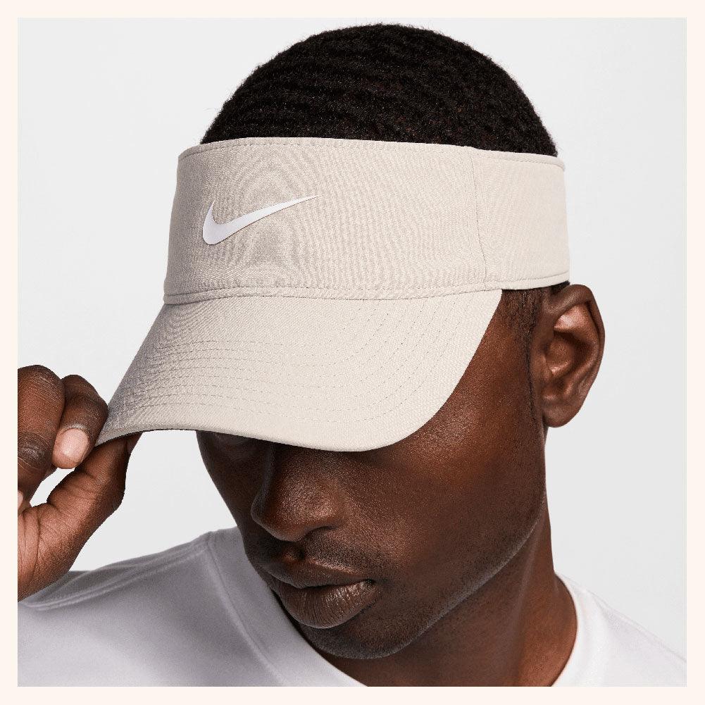 Men`s Dri-Fit Ace Tennis Visor CAPS AND VISORS NIKE S/M 009_COLLEGE_GREY/WHT