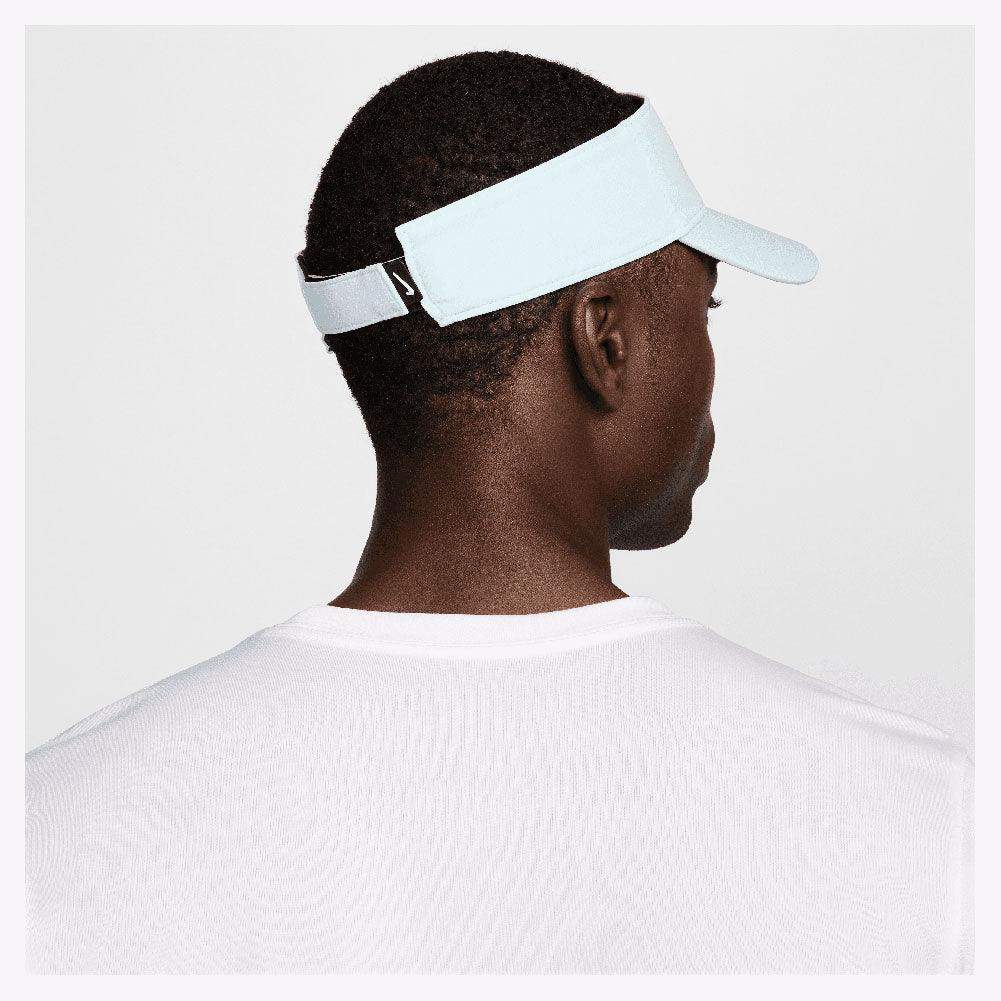 Men`s Dri-Fit Ace Tennis Visor Glacier Blue and University Blue NIKE