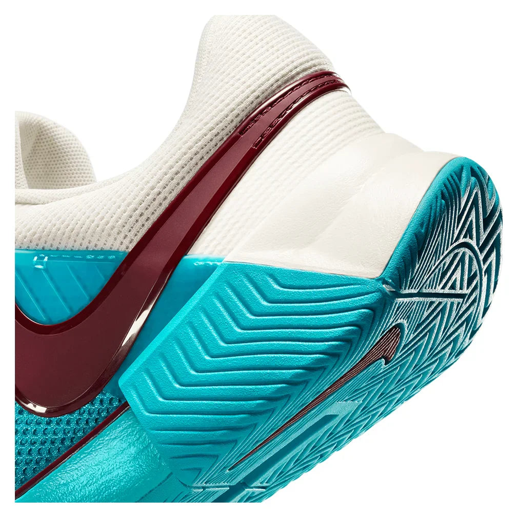 Women`s GP Challenge 1 PRM Tennis Shoes Dusty Cactus and Dark Team Red NIKE