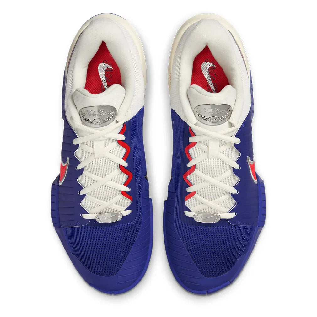 Men`s GP Challenge Pro Tennis Shoes Deep Night and Light Crimson NIKE