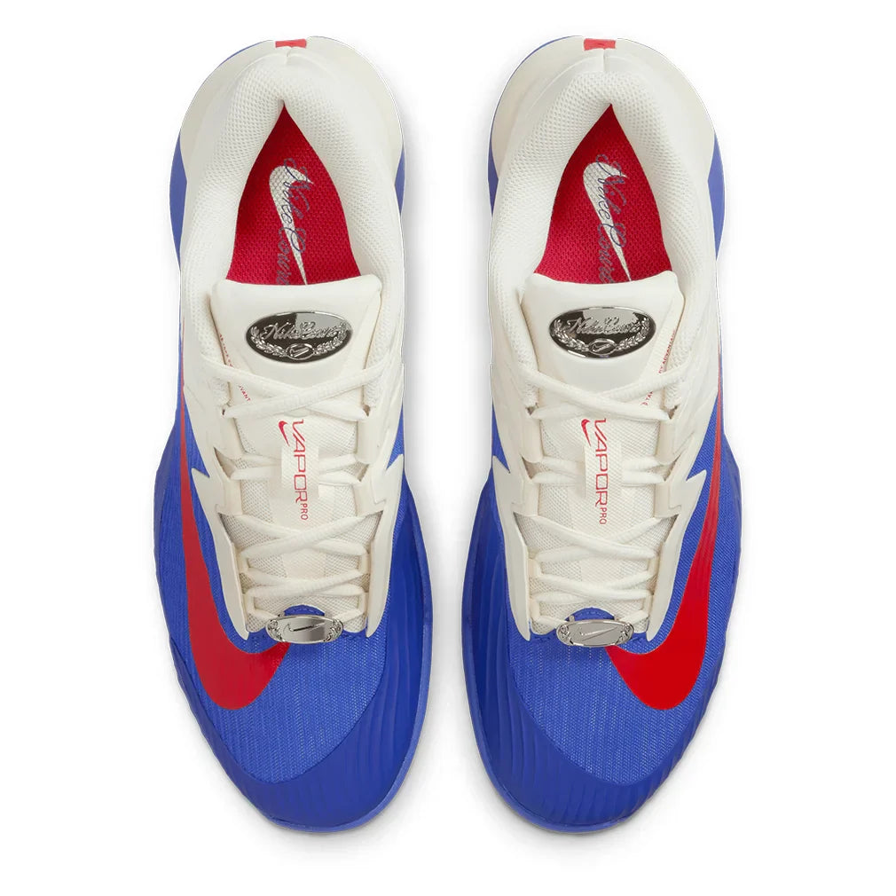 Men`s Vapor Pro 3 PRM Tennis Shoes Deep Night and Light Crimson NIKE