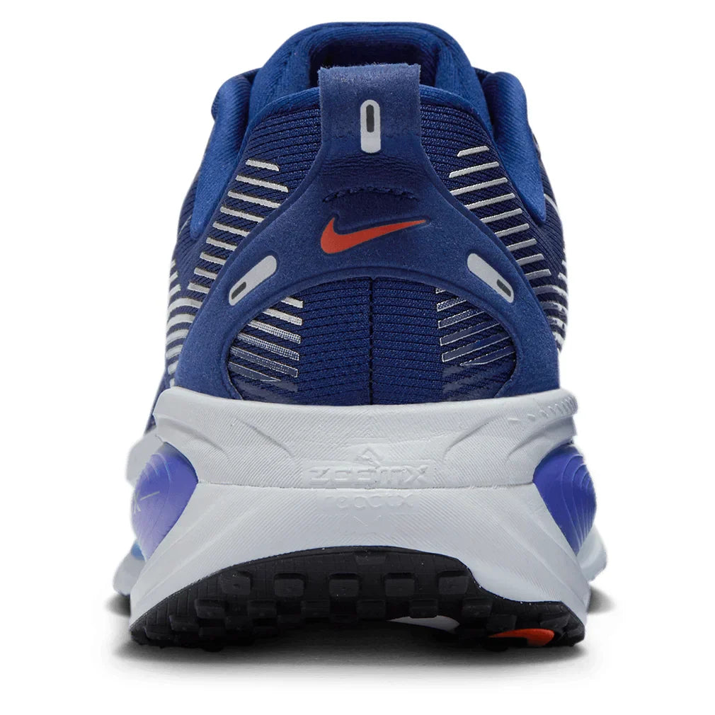 Men`s Vomero 18 Running Shoes Blue Void and Metallic Silver NIKE