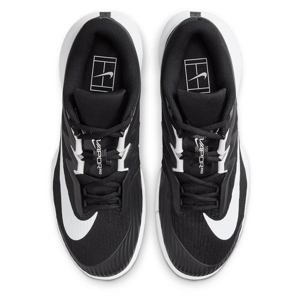 Women`s Zoom Vapor Pro 3 Clay Tennis Shoes Black and White NIKE