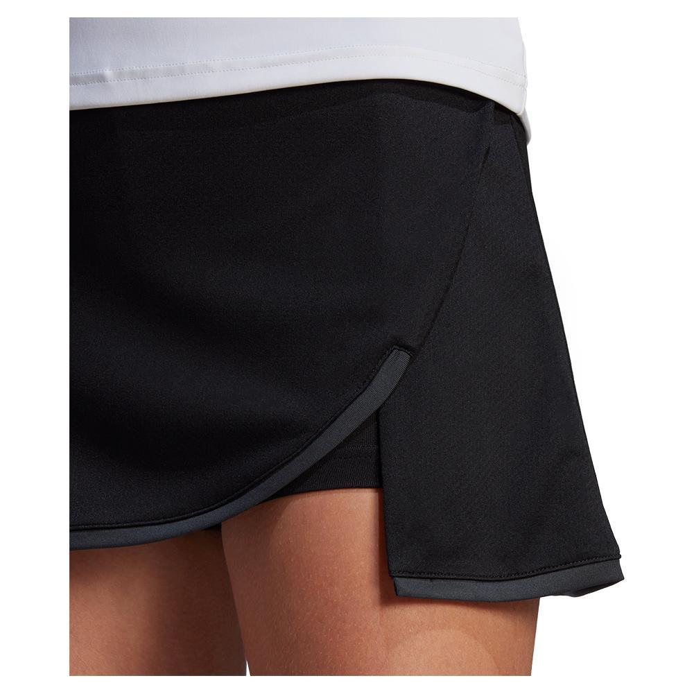 Women's Club Tall Tennis Skort Black Womens Apparel ADIDAS