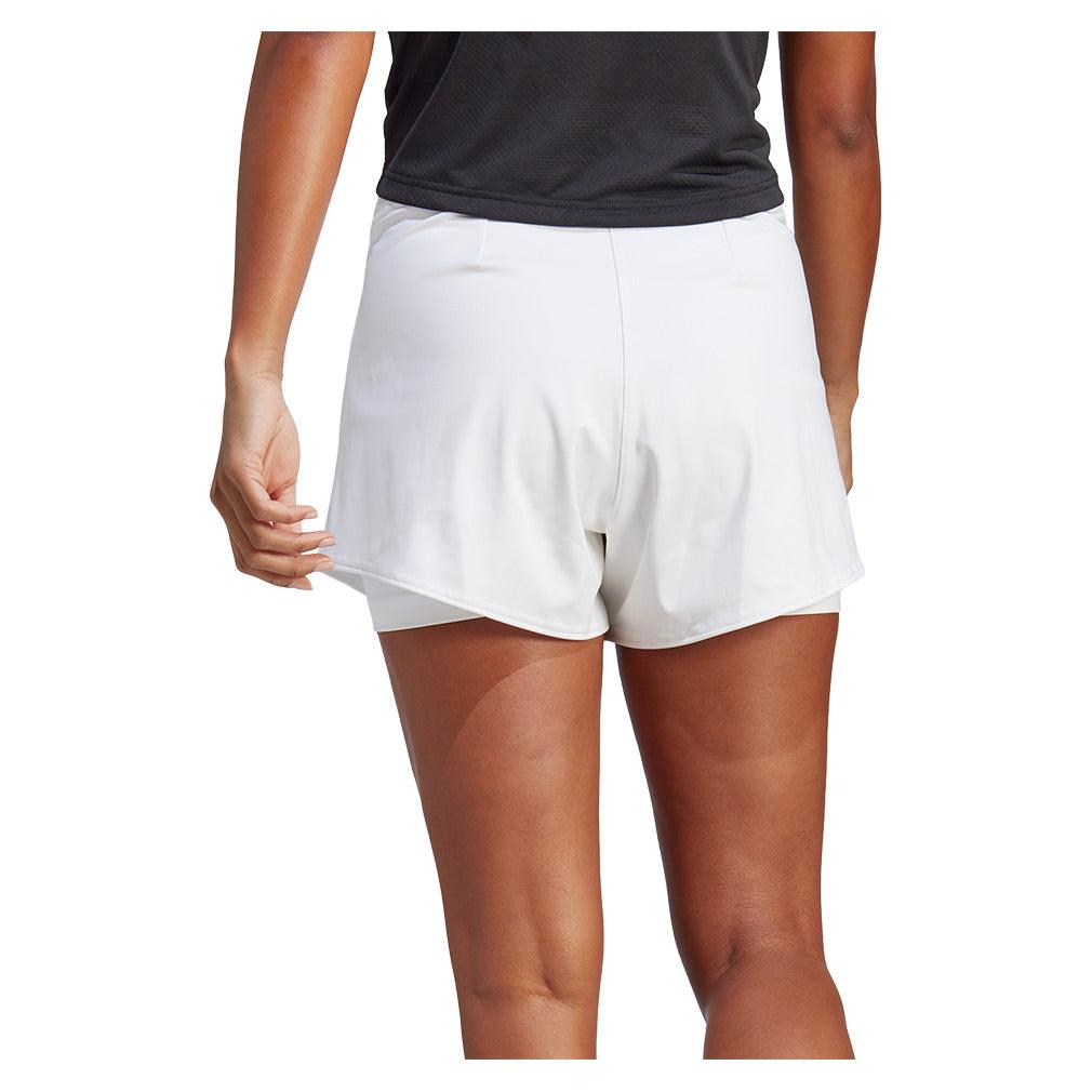 Women`s Match Tennis Shorts White WOMENS APPAREL ADIDAS