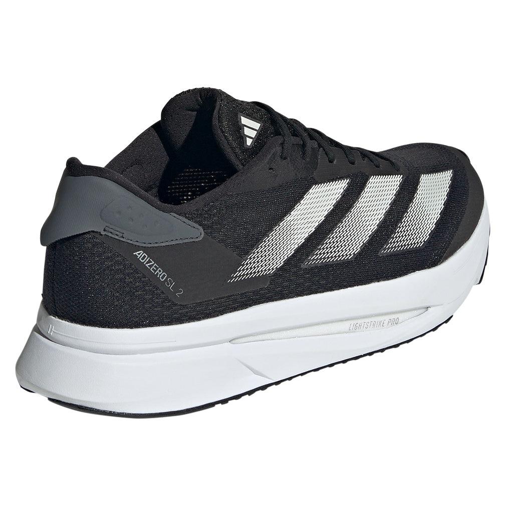 Men`s Adizero SL2 Running Shoes Core Black and Zero Metallic ADIDAS