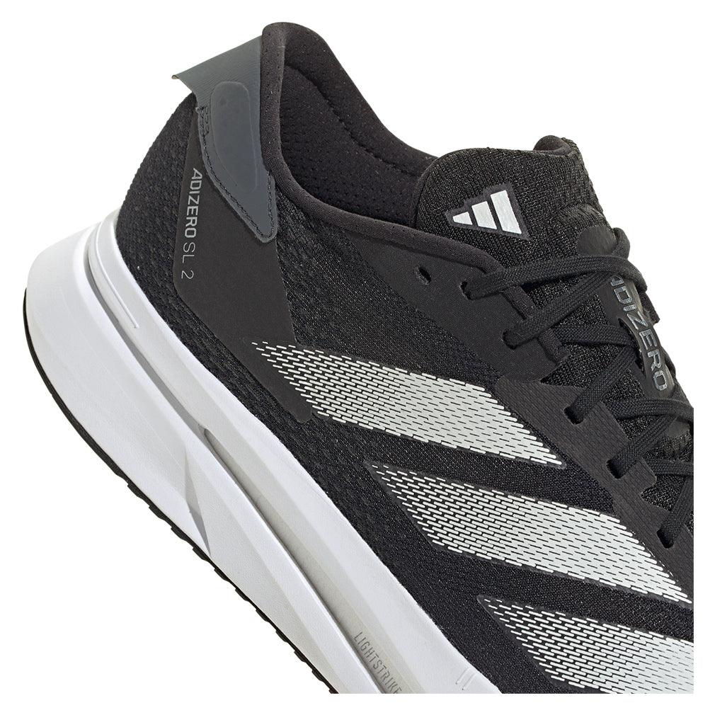 Men`s Adizero SL2 Running Shoes Core Black and Zero Metallic ADIDAS
