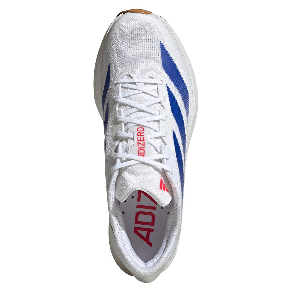 Men`s Adizero SL2 Running Shoes White and Team Royal Blue ADIDAS