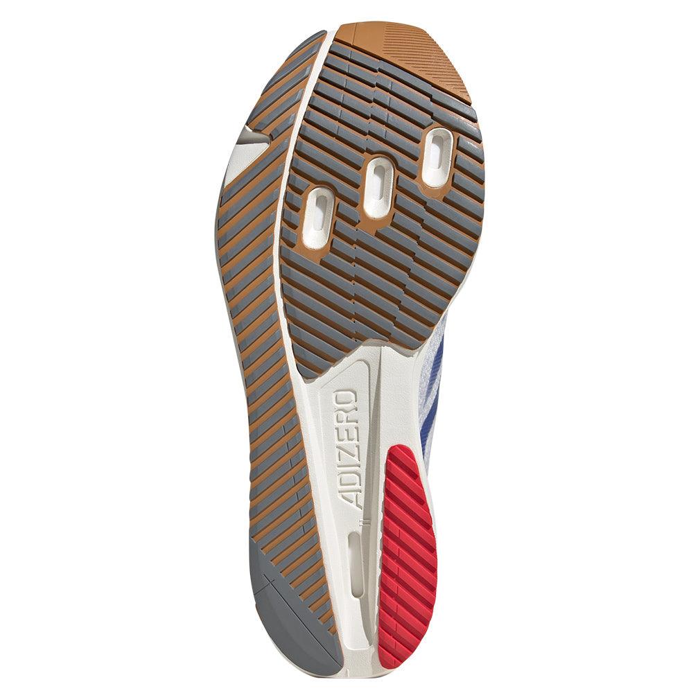 Men`s Adizero SL2 Running Shoes White and Team Royal Blue ADIDAS
