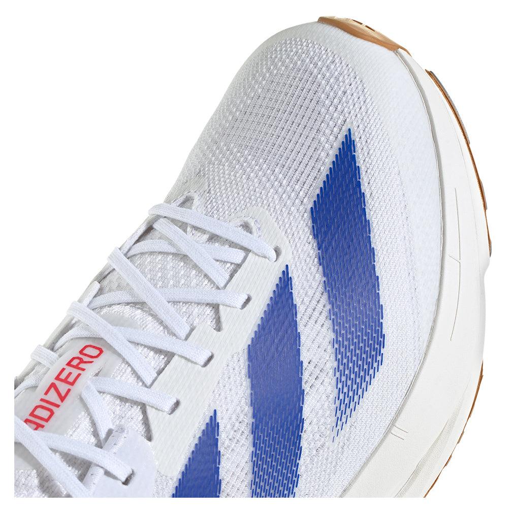Men`s Adizero SL2 Running Shoes White and Team Royal Blue ADIDAS
