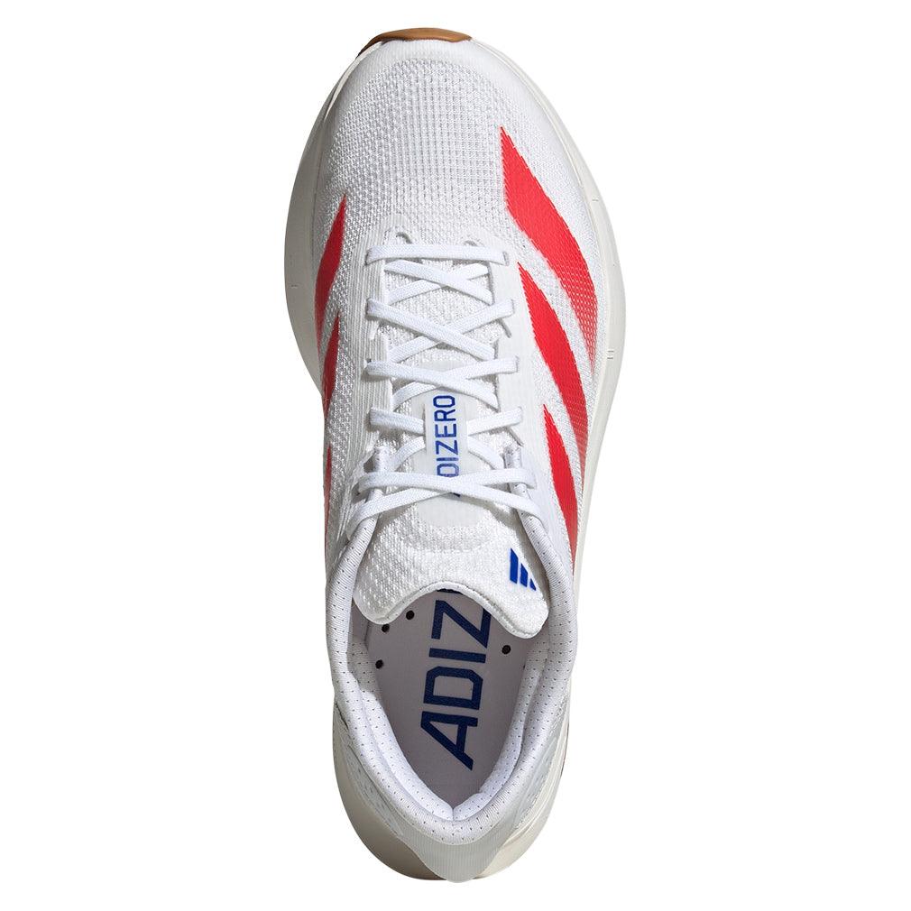 Women`s Adizero SL2 Running Shoes White and Pure Ruby ADIDAS