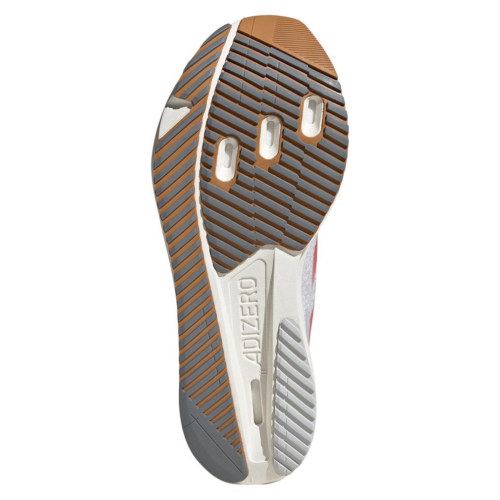 Women`s Adizero SL2 Running Shoes White and Pure Ruby ADIDAS