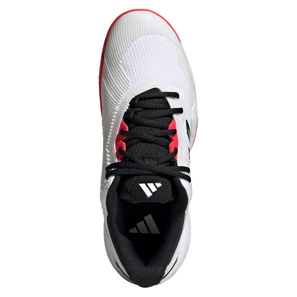 Men`s Solematch Control 2 Tennis Shoes White and Core Black ADIDAS