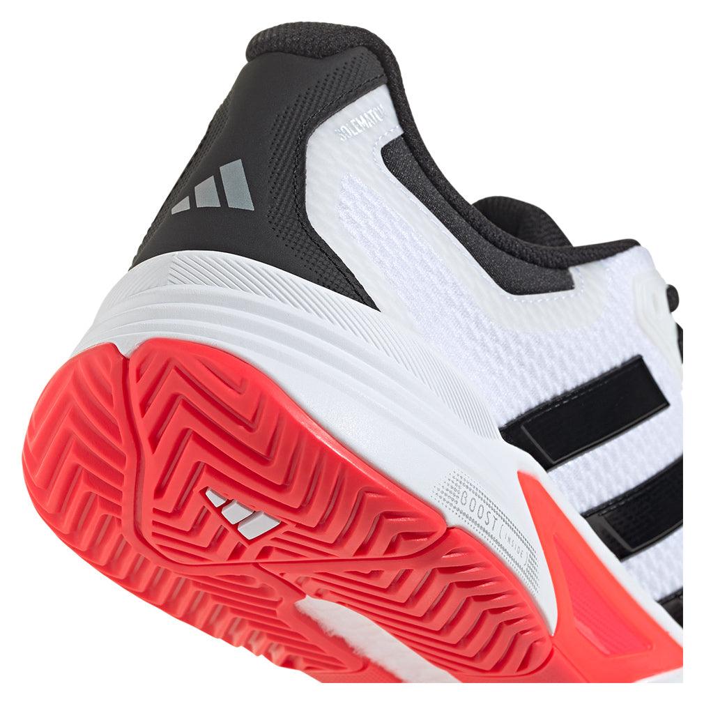Men`s Solematch Control 2 Tennis Shoes White and Core Black ADIDAS