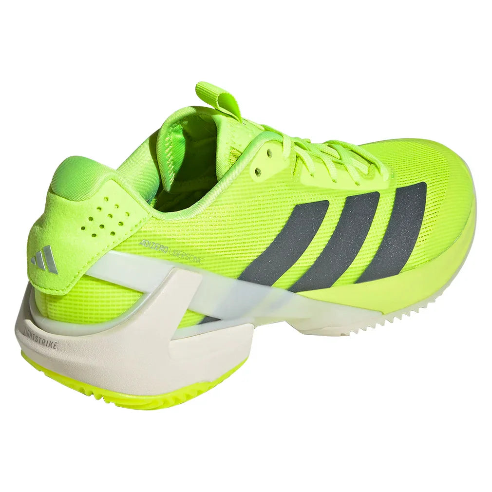 Women`s Adizero Ubersonic 5 Clay Tennis Shoes Lucid Lemon and Powder Yellow ADIDAS