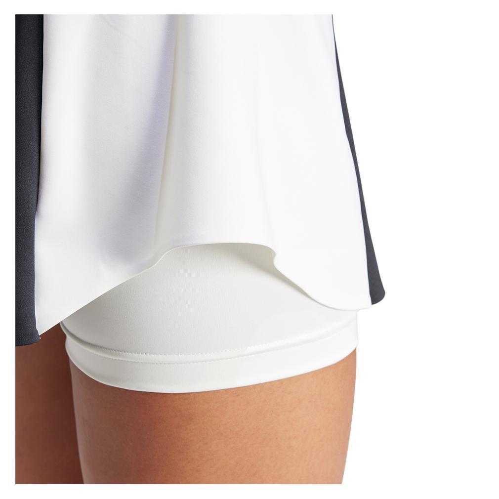 Women's Premium Tennis Skort Black and White Womens Apparel ADIDAS