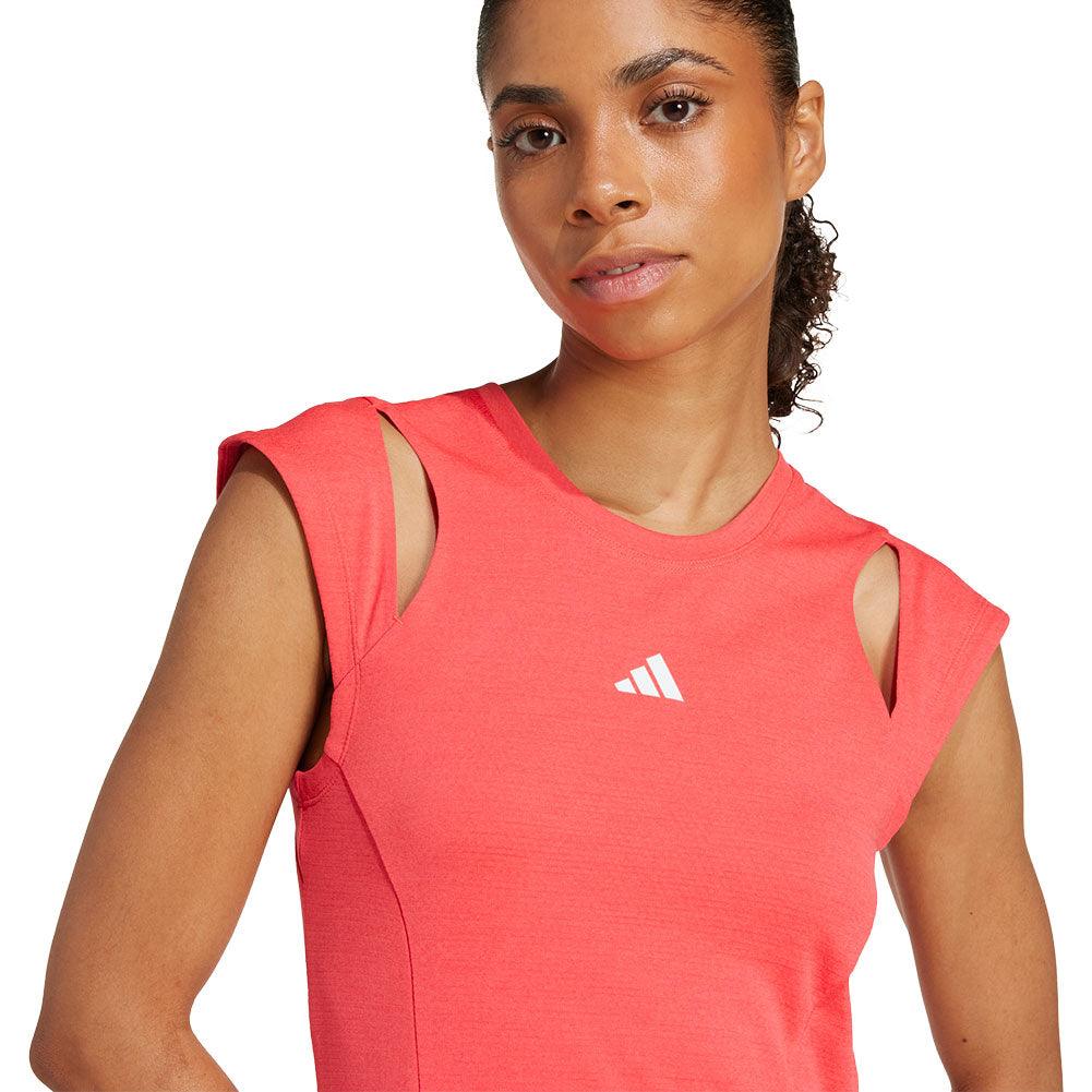Women`s Climacool Pro Tennis Dress Semi Lucid Red ADIDAS