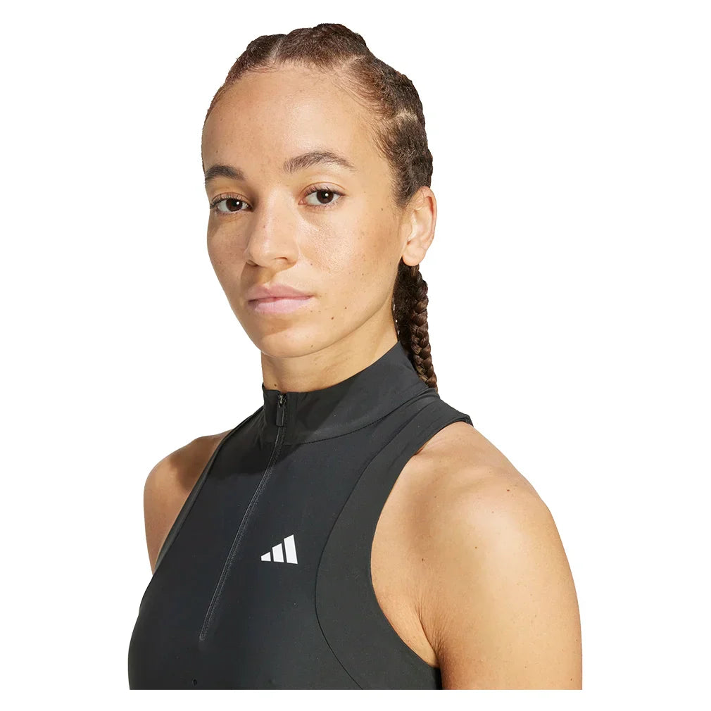 Women`s Pro Crop Tennis Tank Black ADIDAS