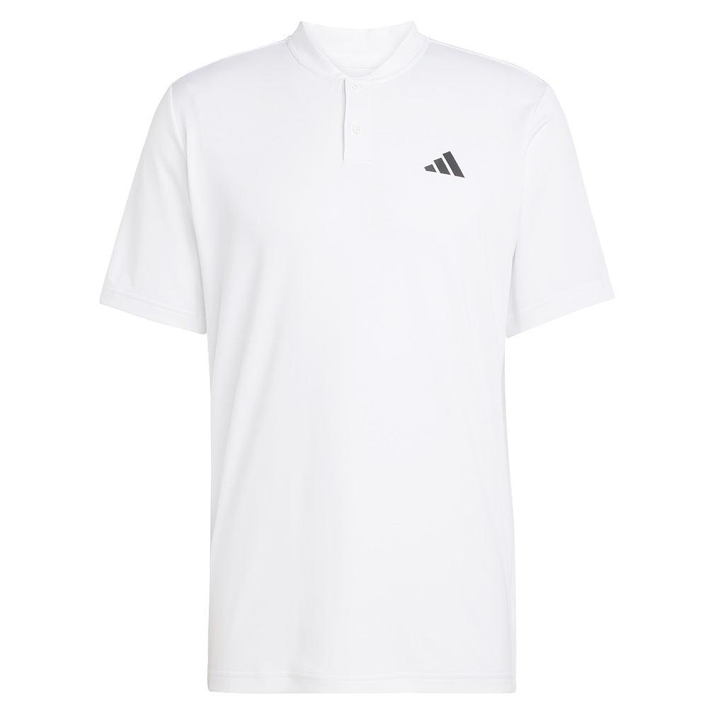 Men`s Club Climacool Henley Tennis Top White MENS APPAREL ADIDAS XS White