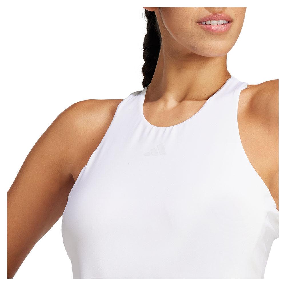 Women`s Climacool Mid Length Y Tennis Tank White ADIDAS