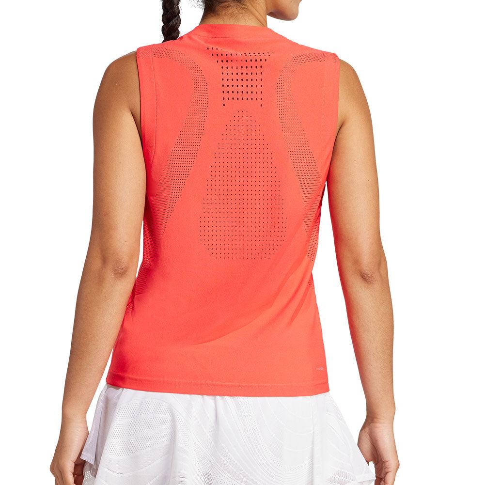Women`s Climacool Match Pro Tennis Tank Semi Lucid Red ADIDAS