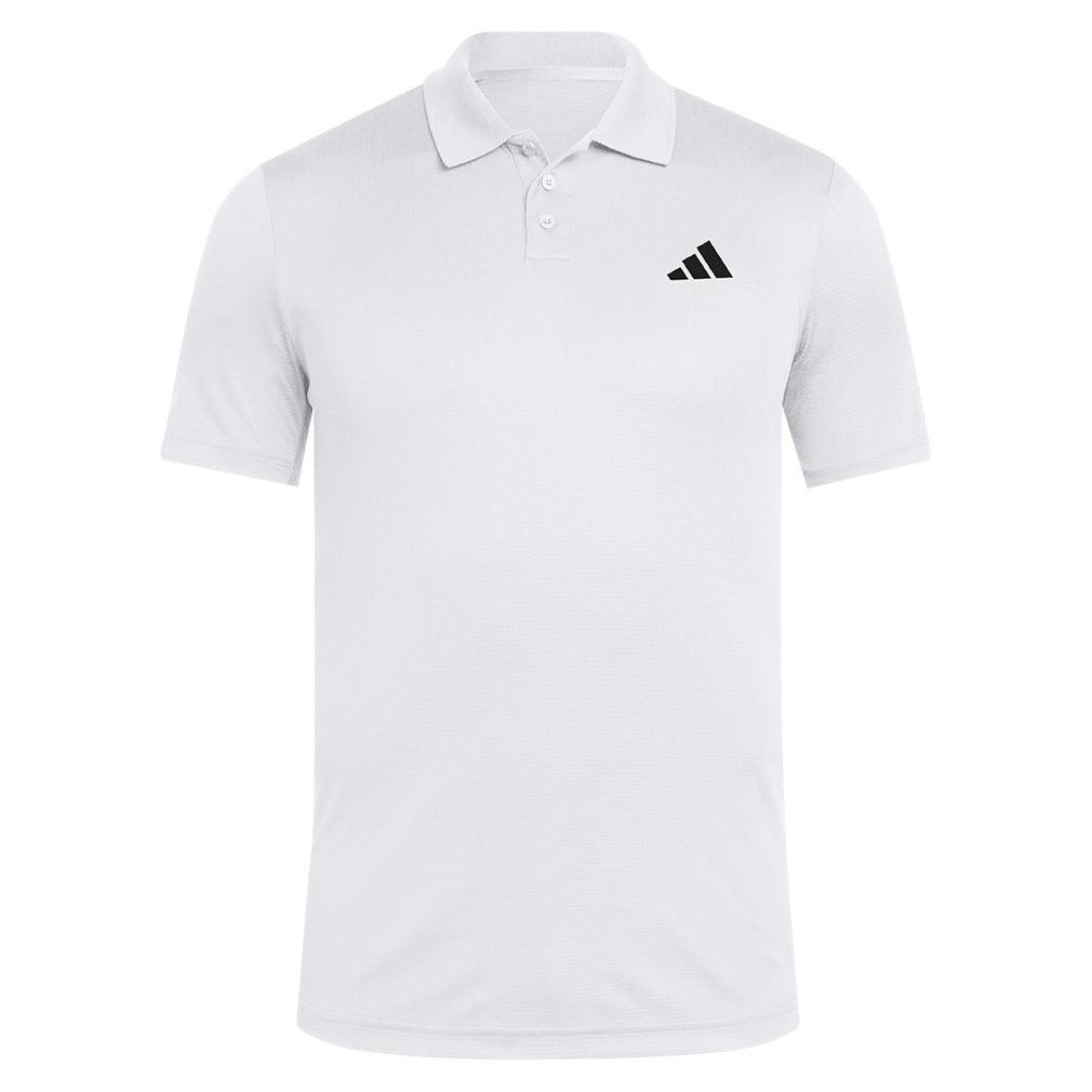 Men`s Freelift Tennis Polo White MENS APPAREL ADIDAS White XS