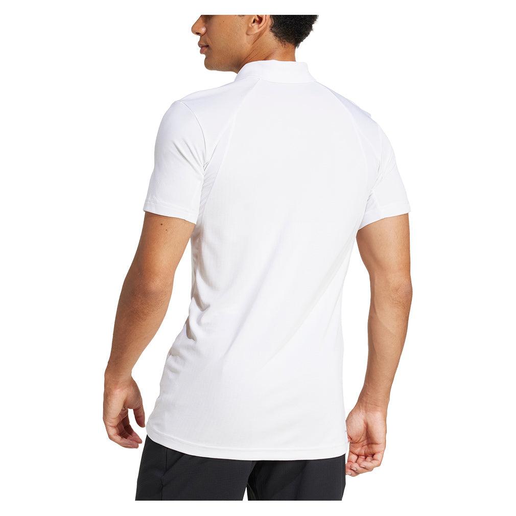 Men`s Freelift Tennis Polo White MENS APPAREL ADIDAS