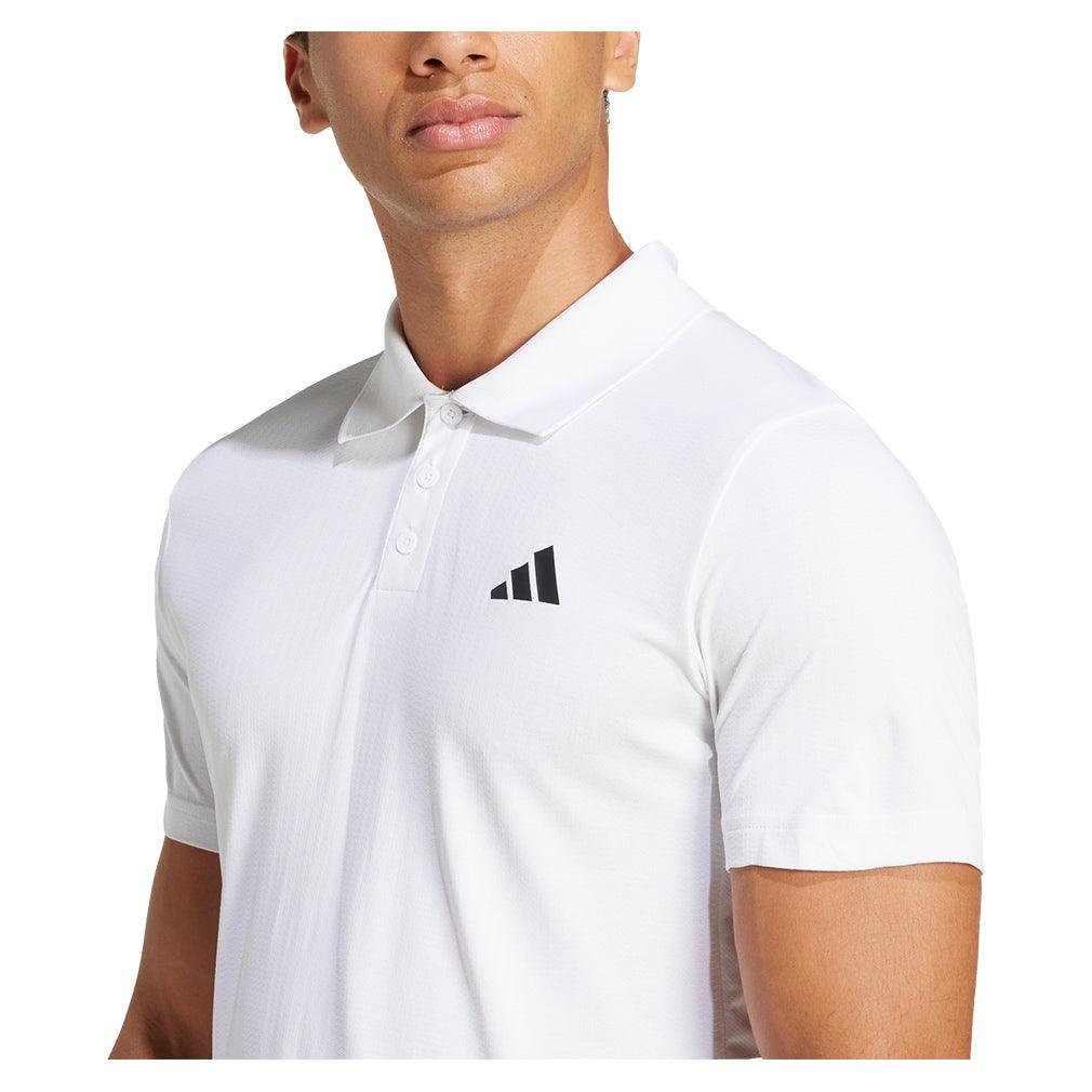 Men`s Freelift Tennis Polo White MENS APPAREL ADIDAS