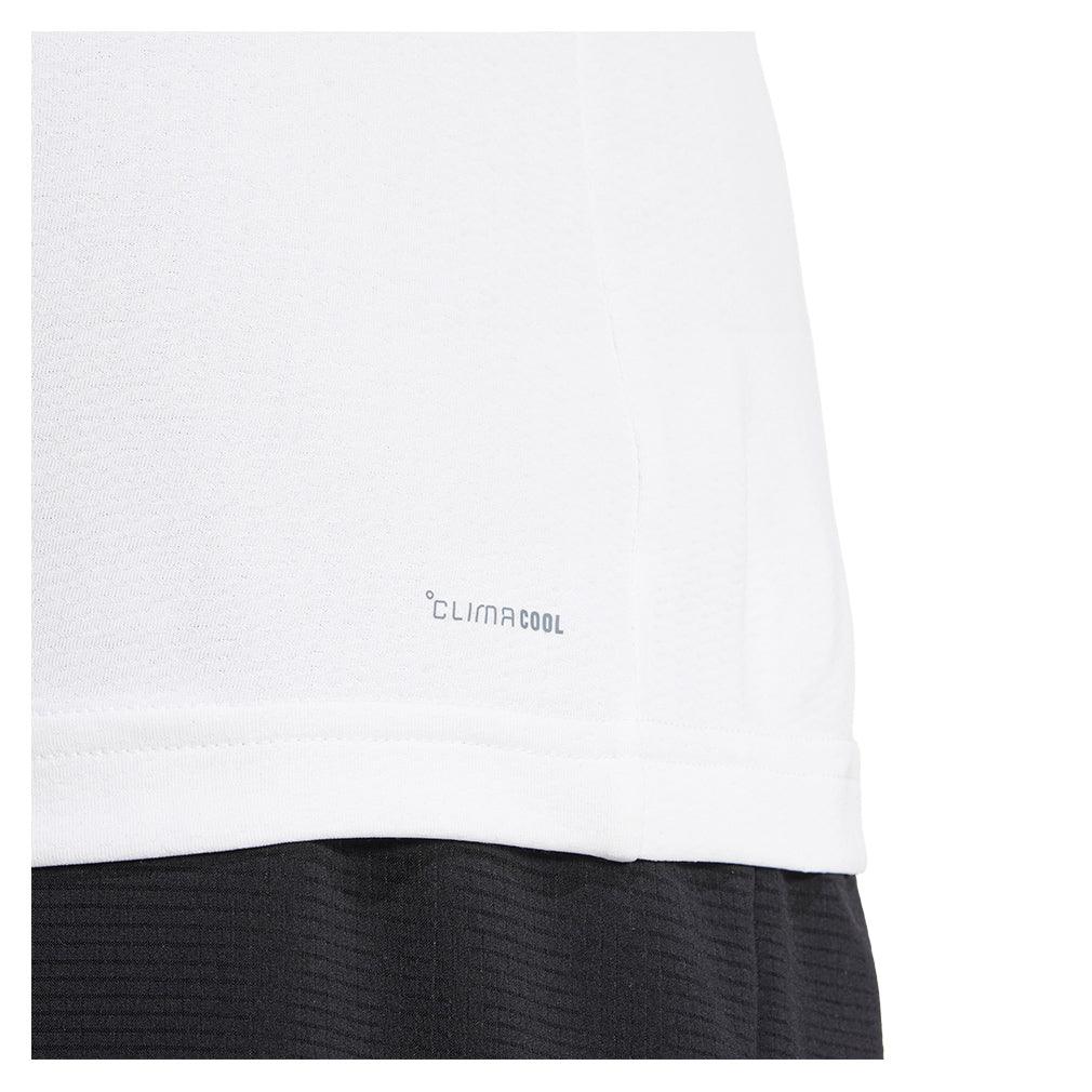 Men`s Freelift Tennis Polo White MENS APPAREL ADIDAS