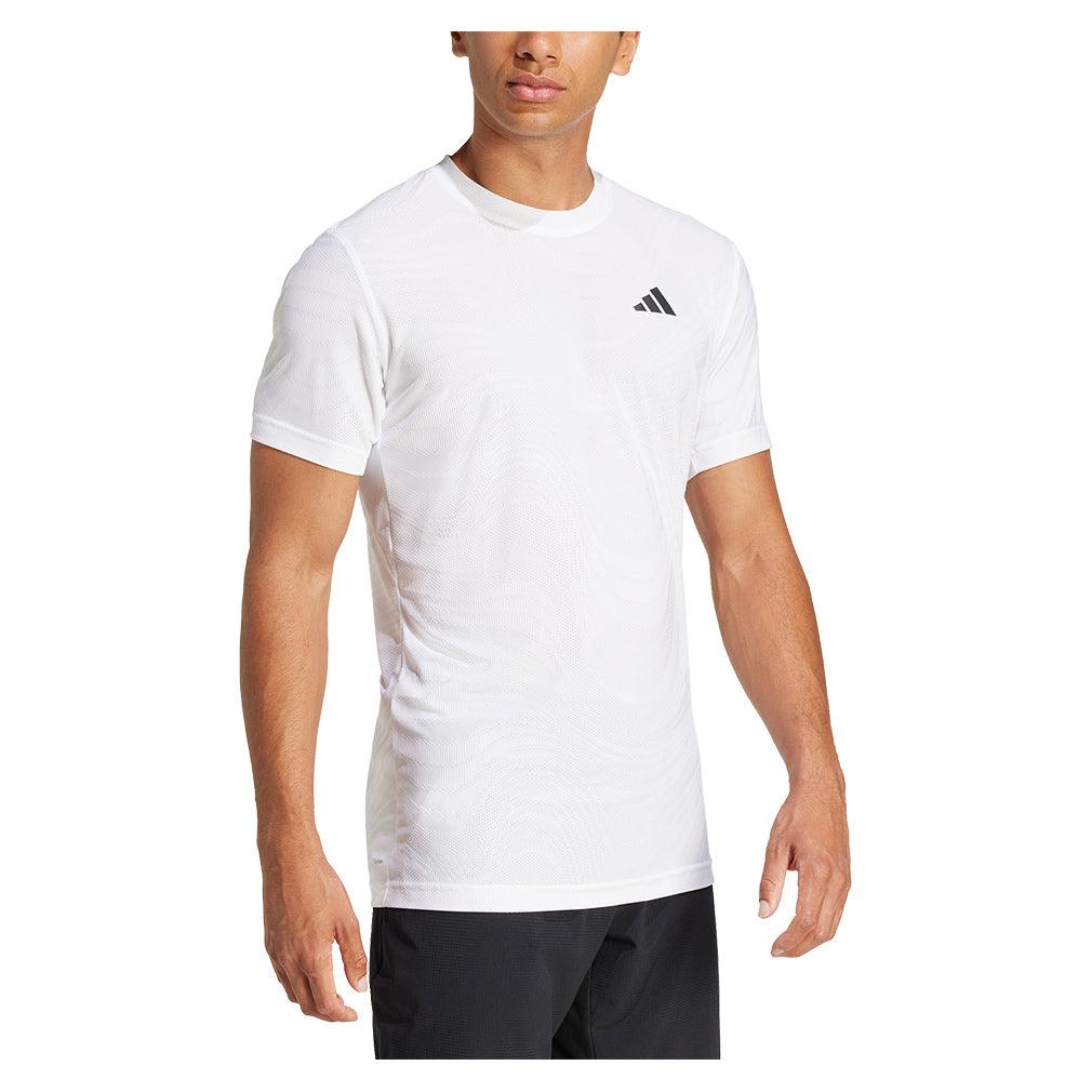 Men`s Freelift Pro Tennis Top White ADIDAS
