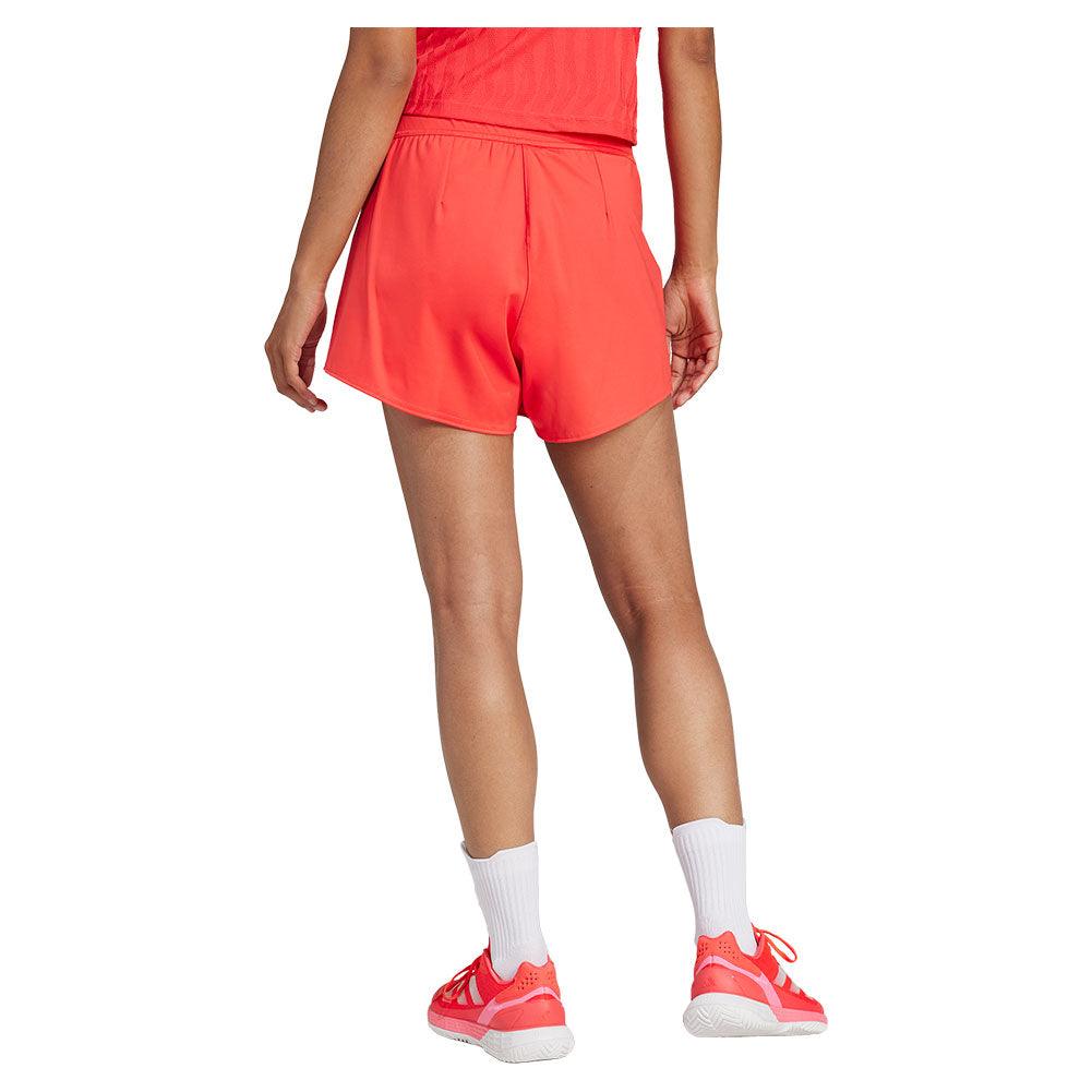 Women`s Climacool Match Tennis Shorts Semi Lucid Red ADIDAS