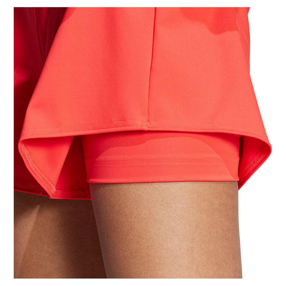 Women`s Climacool Match Tennis Shorts Semi Lucid Red ADIDAS