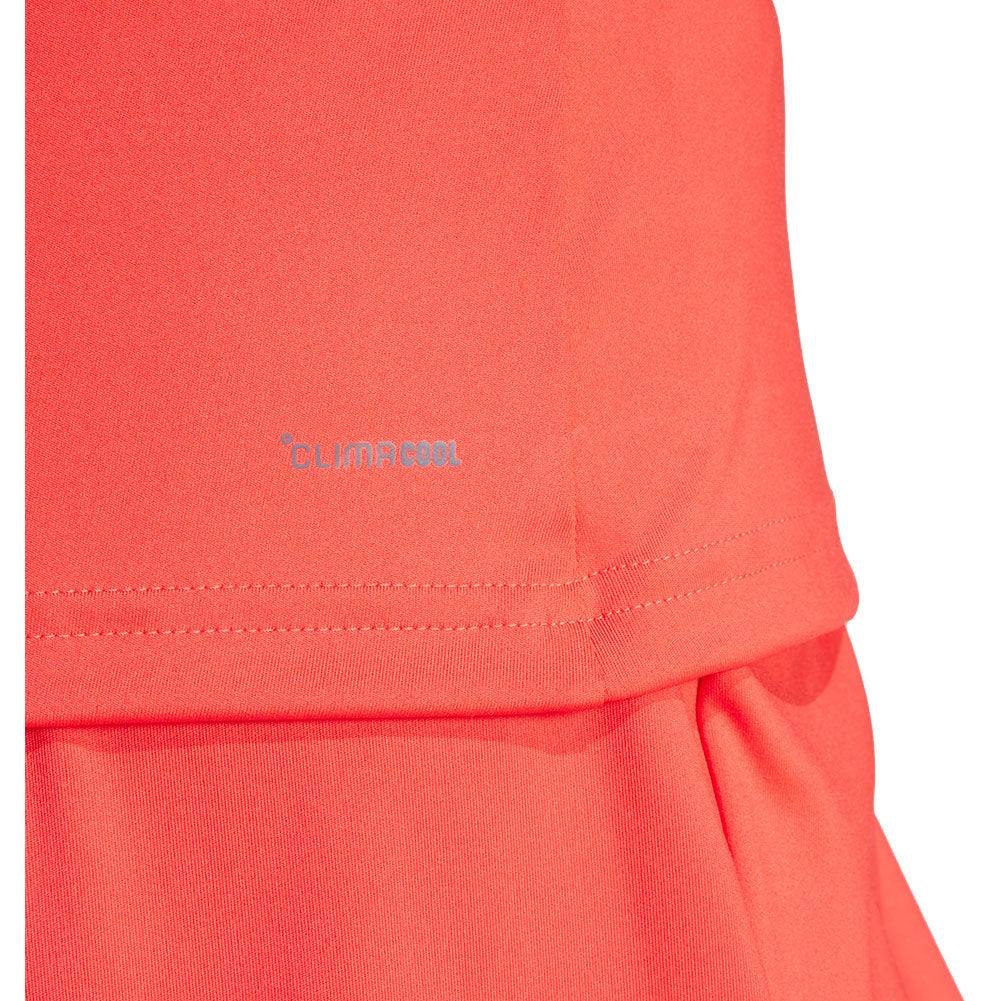 Women`s Climacool Y Tennis Tank Semi Lucid Red ADIDAS