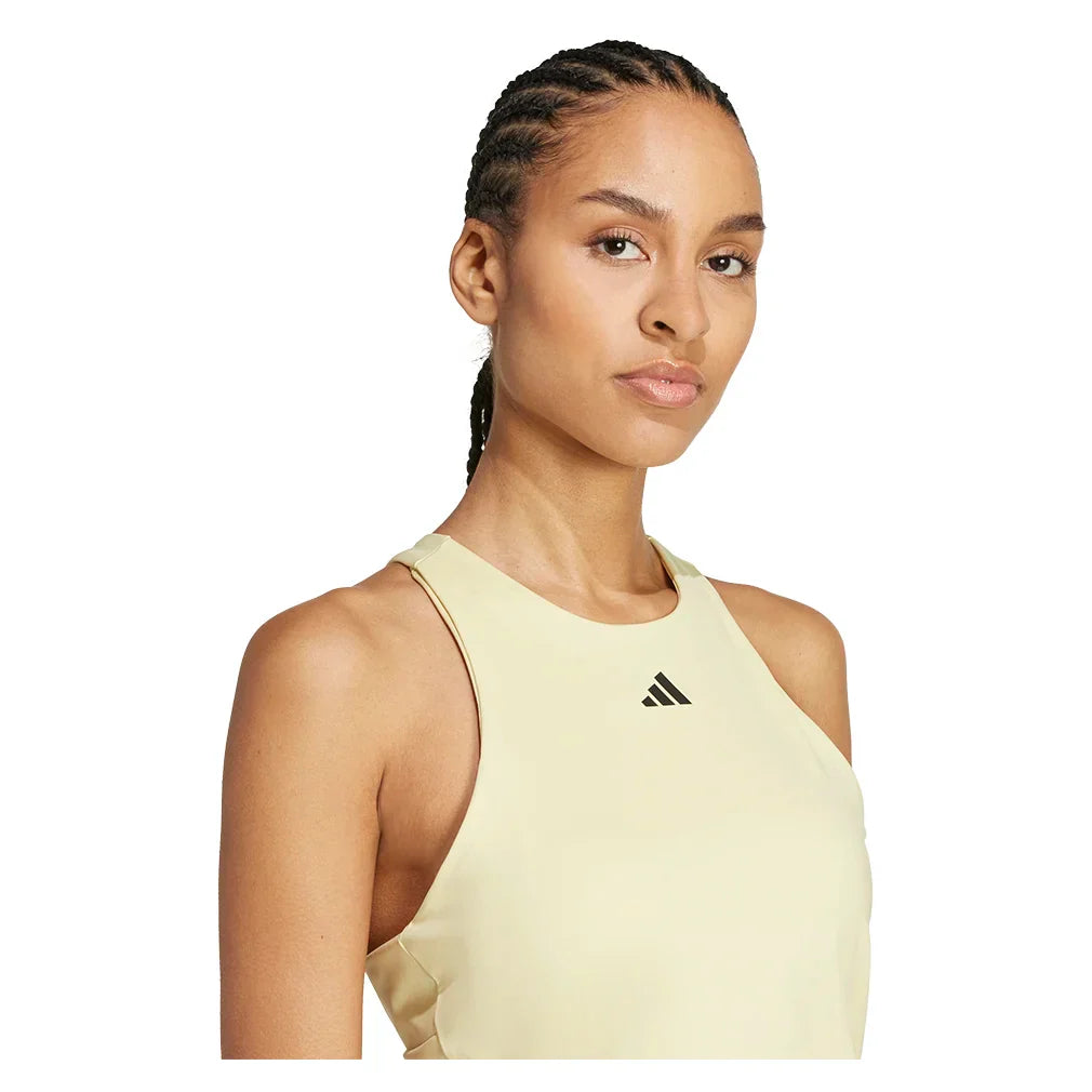 Women`s Climacool Y Tennis Tank Powder Yellow ADIDAS