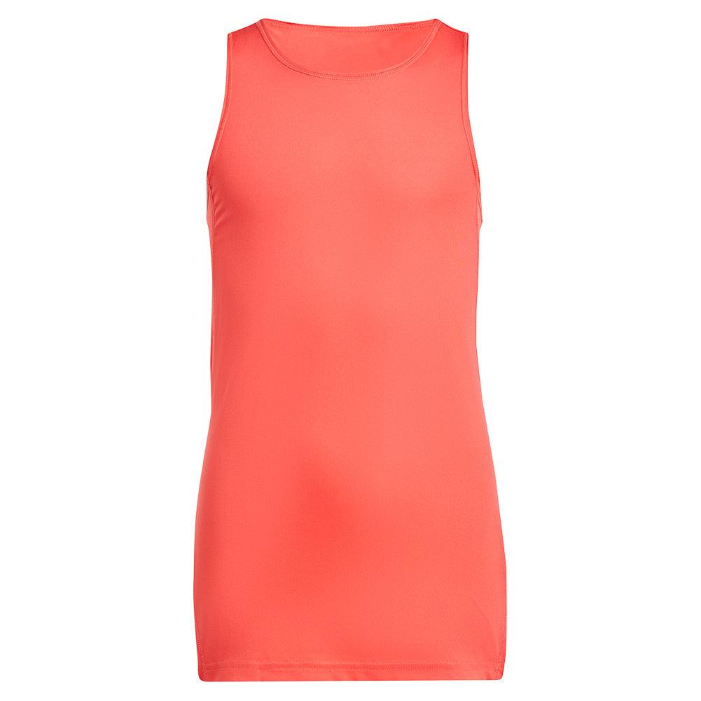 Girls' Club Tennis Tank Semi Lucid Red ADIDAS XS Red