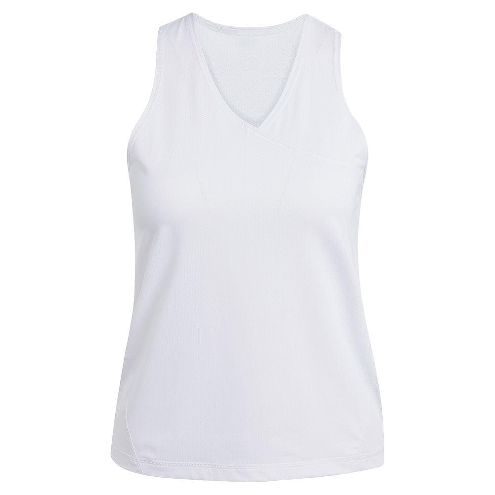 Women`s Club V-Neck Tennis Tank White ADIDAS White XS