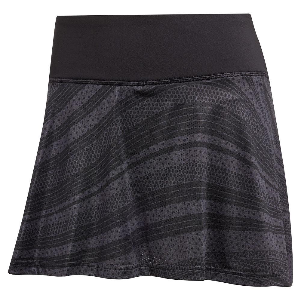 Women`s Club Climacool Graphic Tennis Skort Carbon ADIDAS XS Black