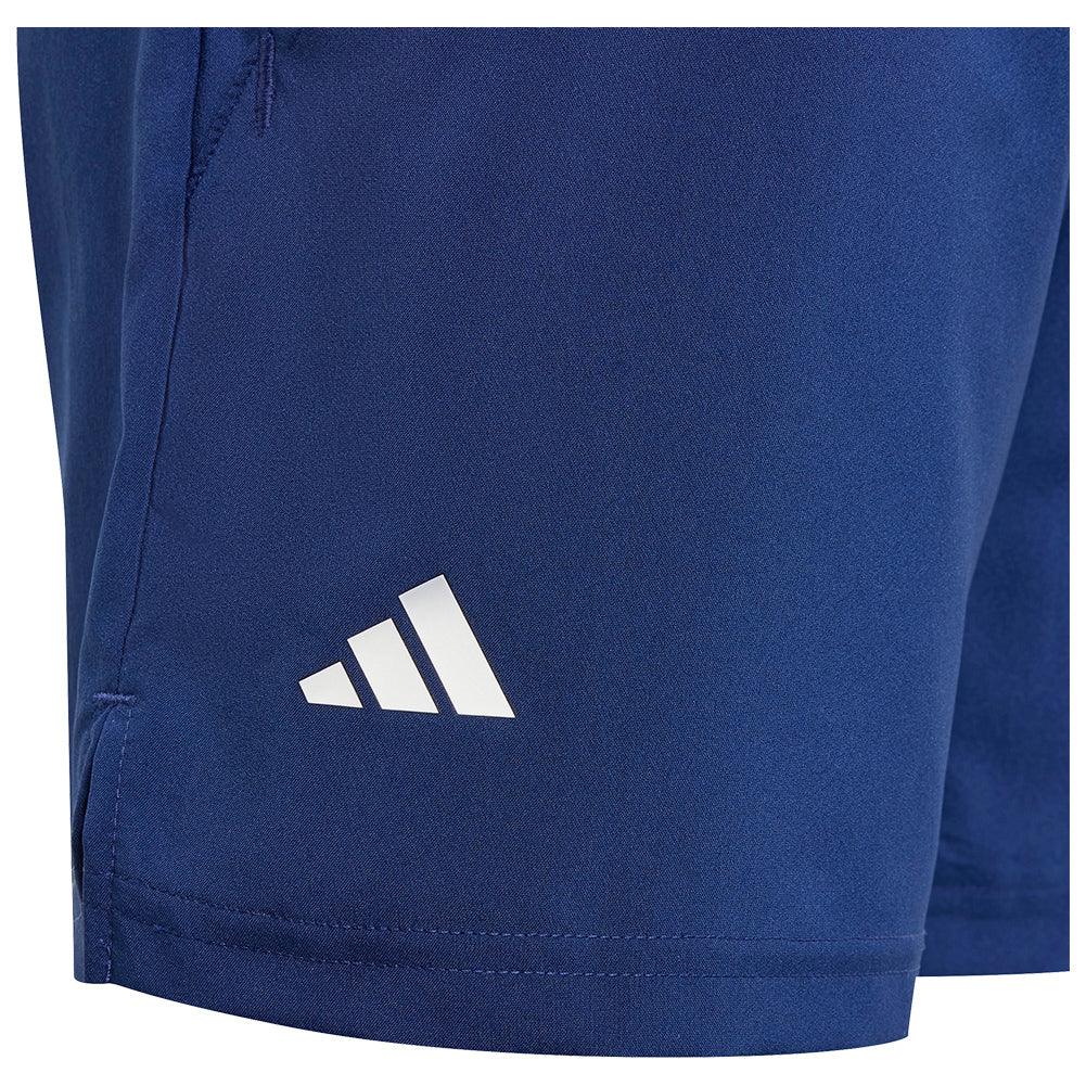 Boys' Club 3 Stripe Tennis Short Dark Blue ADIDAS
