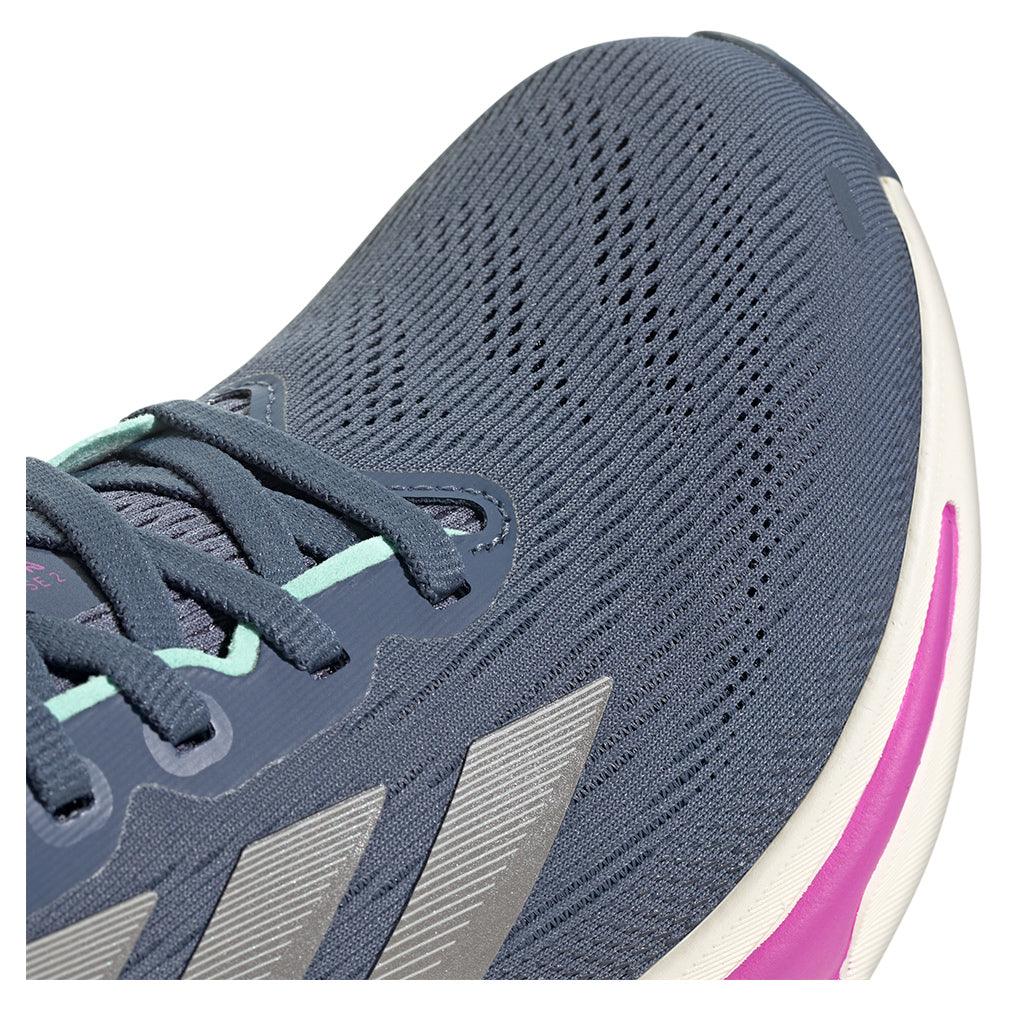 Women`s Supernova Rise 2 Running Shoes Preloved Ink and Matte Silver ADIDAS