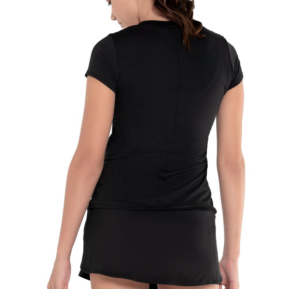 Women's Excel V-Neck Tennis Short Sleeve Womens Apparel K-SWISS