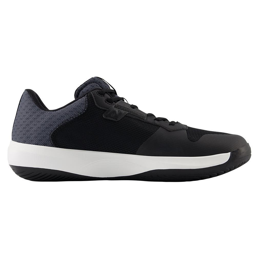 Men`s 696v6 2E Width Tennis Shoes Black and White TOP TENNIS SHOES NEW BALANCE