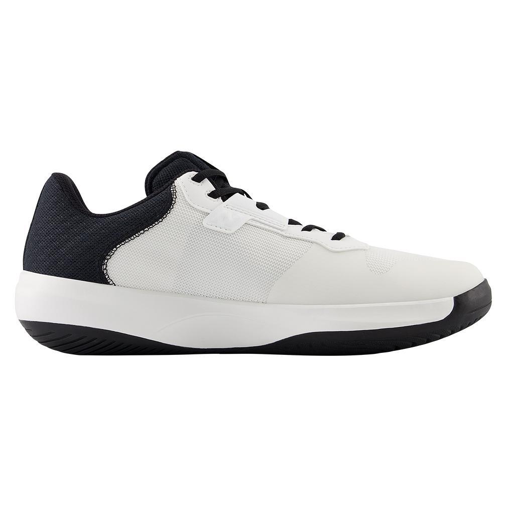 Men's 696v6 D Width Tennis Shoes White and Black Super Sale NEW BALANCE