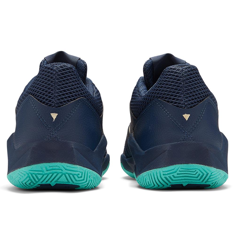 Men`s FuelCell Delray D Width Tennis Shoes Navy and Parchment NEW BALANCE
