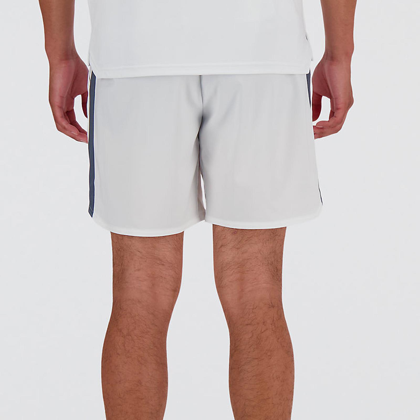 Men's Tournament Tennis Short White Tournament Gear NEW BALANCE M