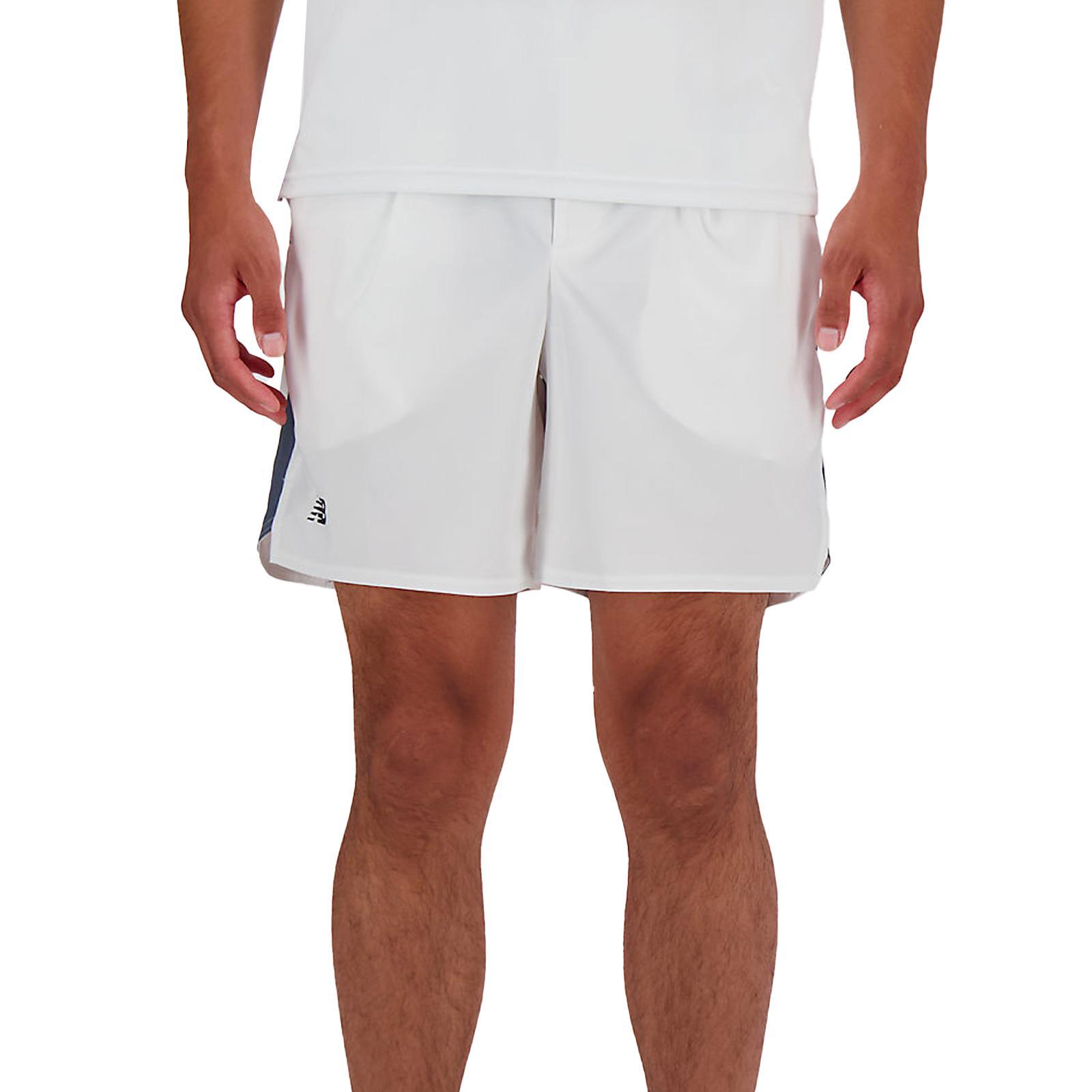 Men's Tournament Tennis Short White Tournament Gear NEW BALANCE