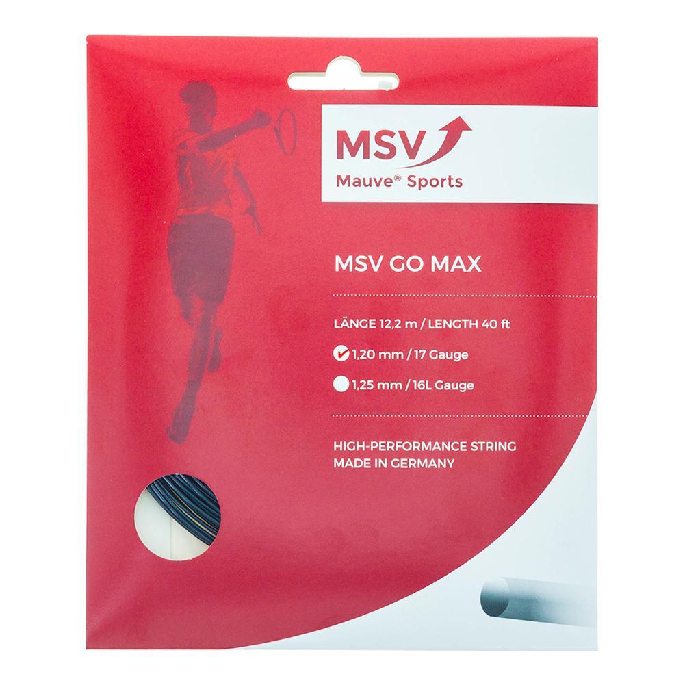 Go Max Tennis String Black Strings MAUVE SPORTS 16L